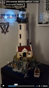 Building a Lego Lighthouse - Video