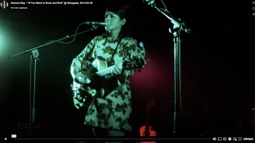Gemma Ray : "If You Want to Rock and Roll" @ Stengade, 2015-02-28, Denmark