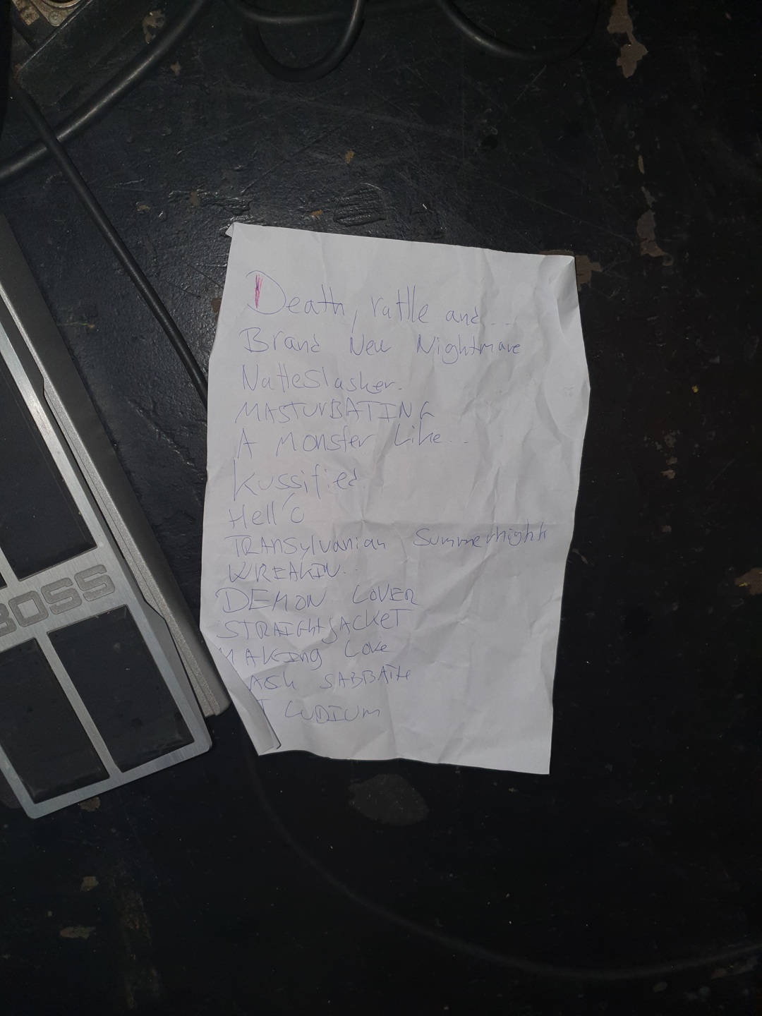 "Hola Ghost + Stormtroopers of Love - Beta, Copenhagen, 2020-09-04 (the Covid gig) - setlist"