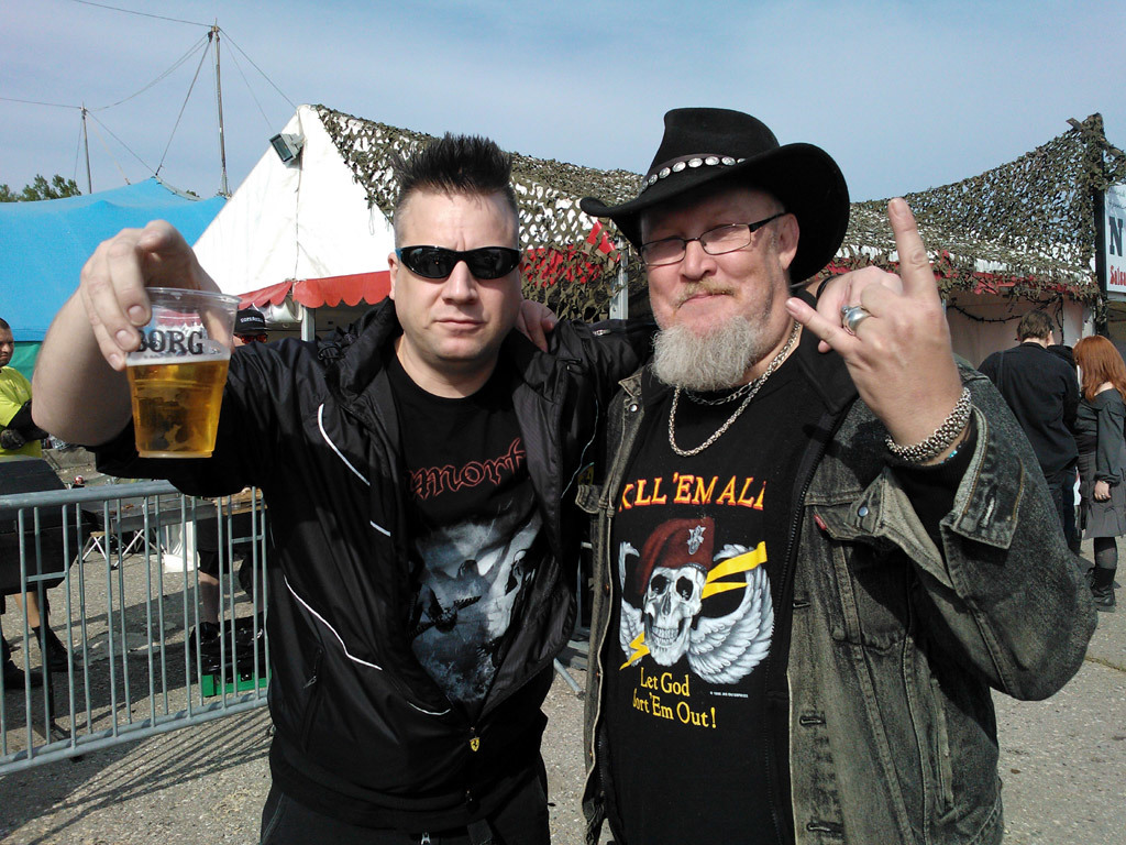 KP, Steffen Jungersen (BT) at Copenhell 2012