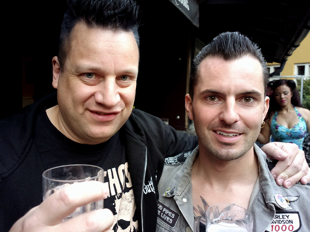 KP and Vic Victor (Koffin Kats), Copenhagen 2014