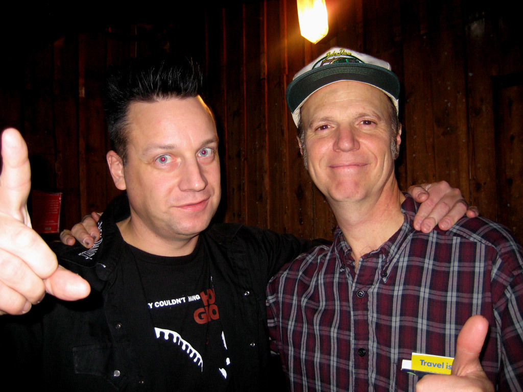 KP and Jason Ringenberg (The Scorchers), London