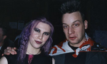 Jenny Z (pre - Sigue Sigue Sputnik) and KP