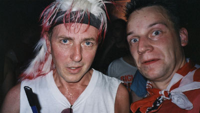 Tony James (Sigue Sigue Sputnik) and KP