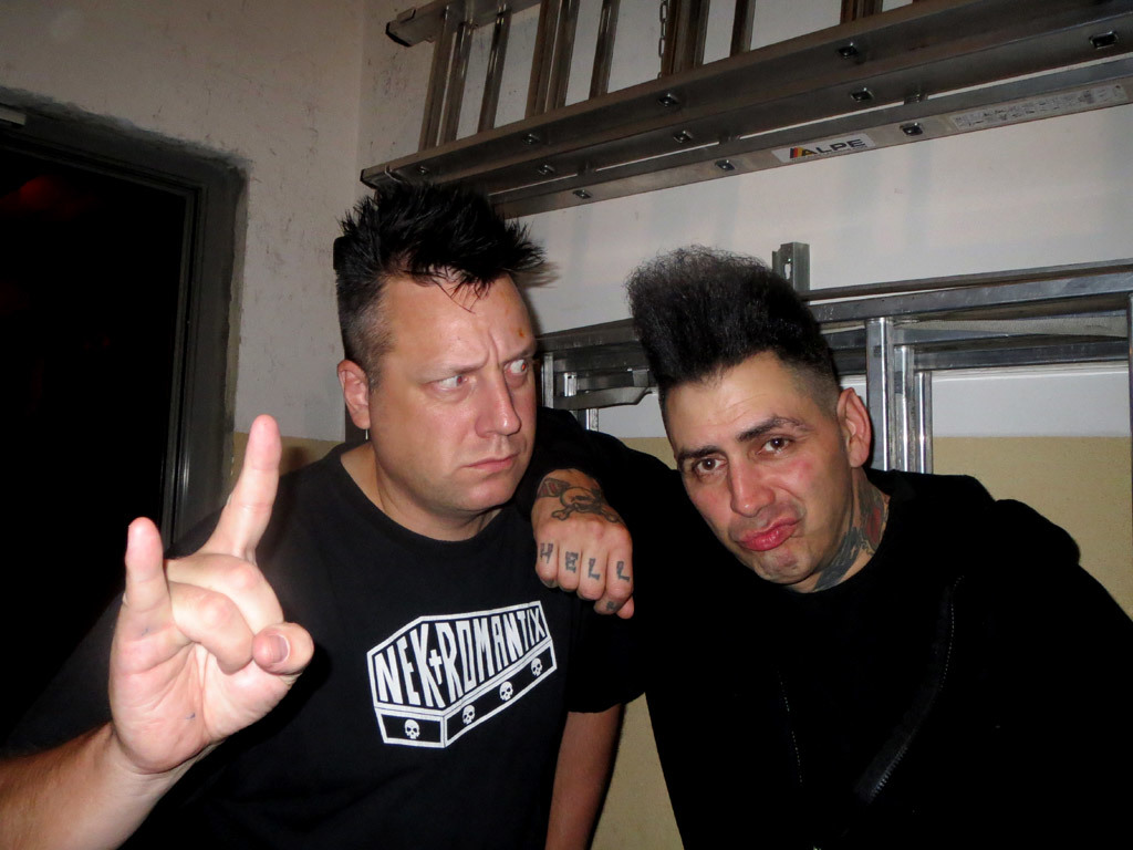 KP and Kim (Nekromantix, Hamburg 2013)