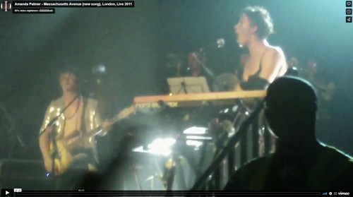 Amanda Palmer - Massachusetts Avenue (new song), London, Live 2011