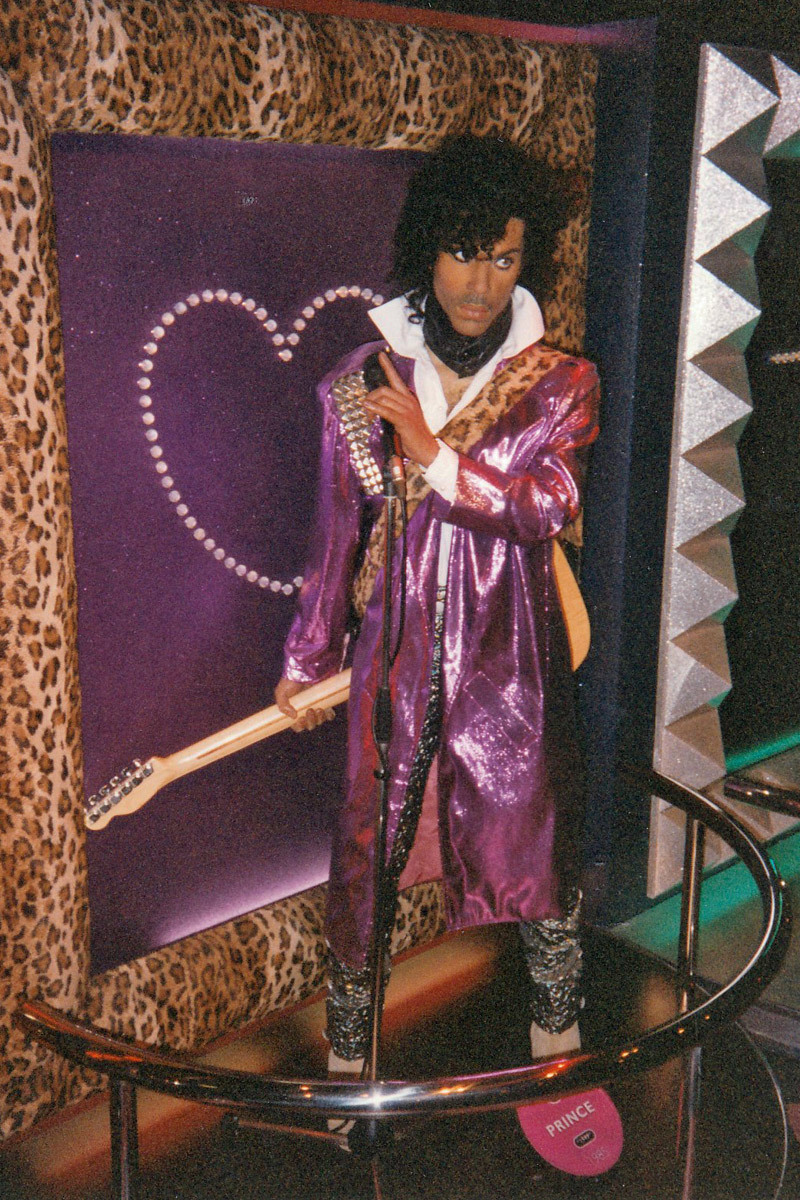 Prince wax figure @ Madame Tussaud's Rock Circus - London, England, 1997