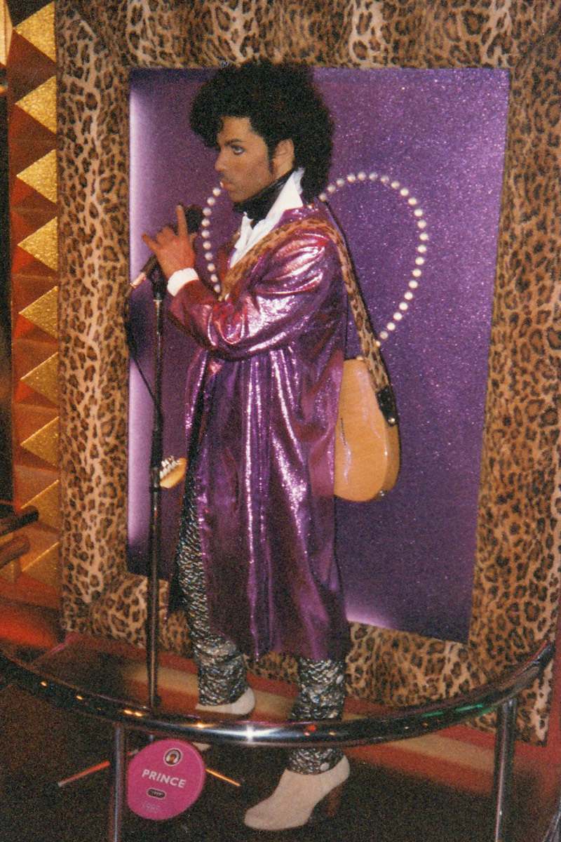 Prince wax figure @ Madame Tussaud's Rock Circus - London, England, 1997