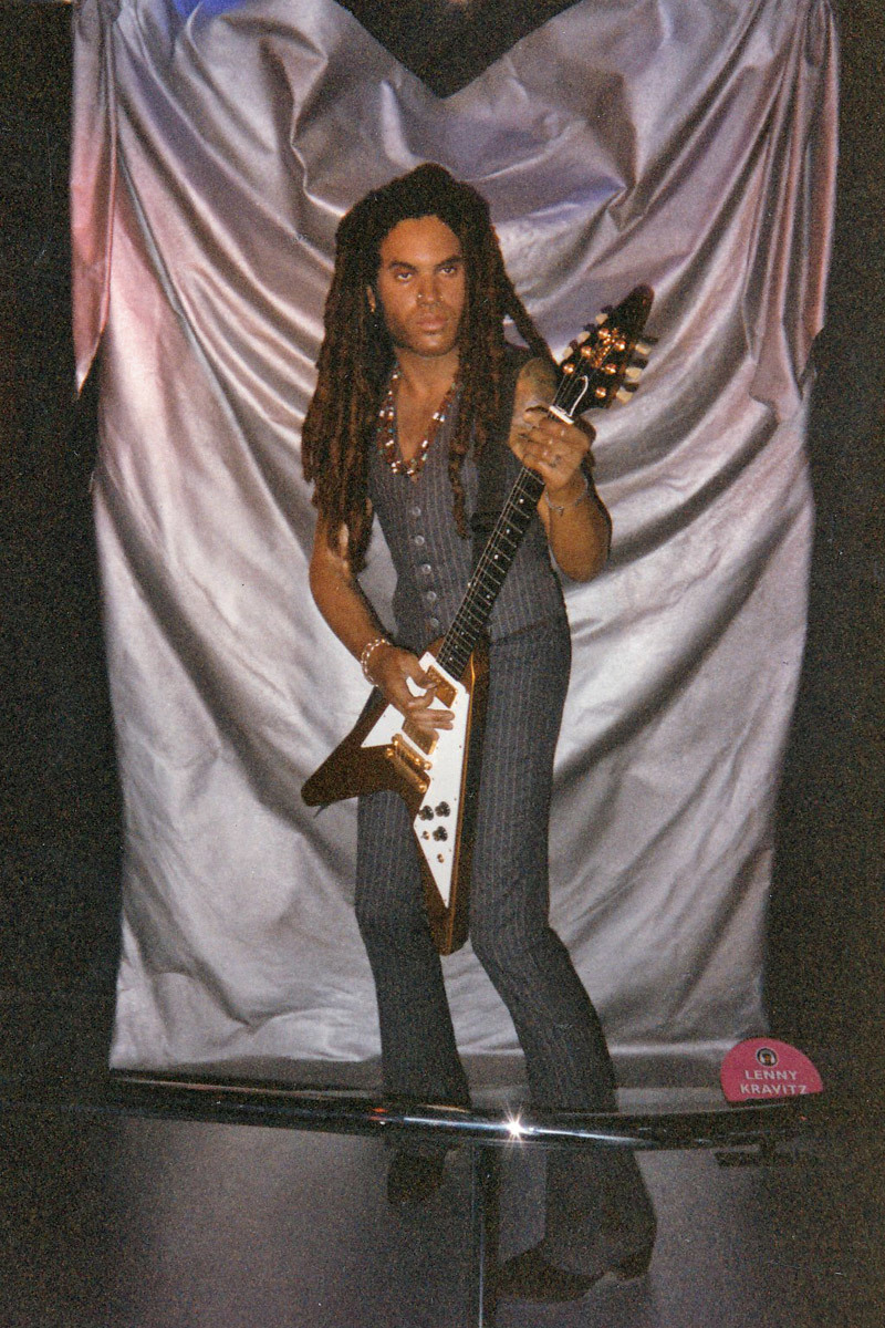 Lenny Kravitz wax figure @ Madame Tussaud's Rock Circus - London, England, 1997