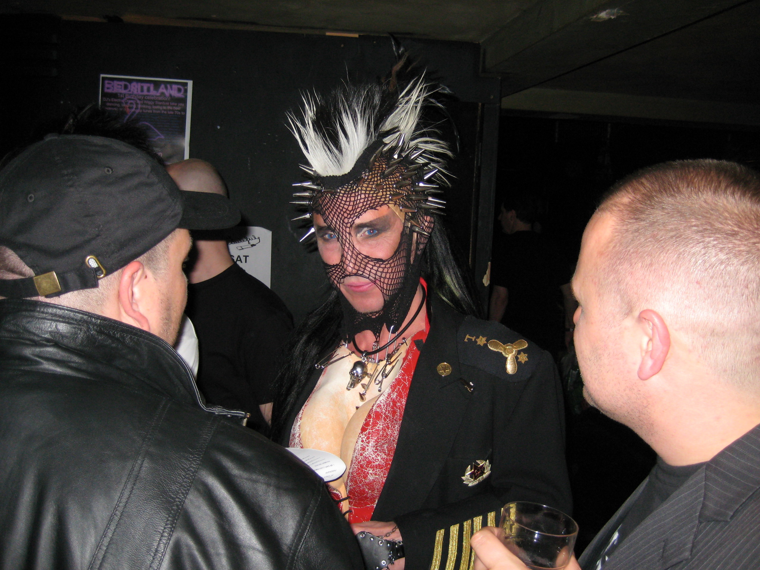 Martin Degville (Sigue Sigue Sputnik) @ Purple Turtle, London, 2009-05-29