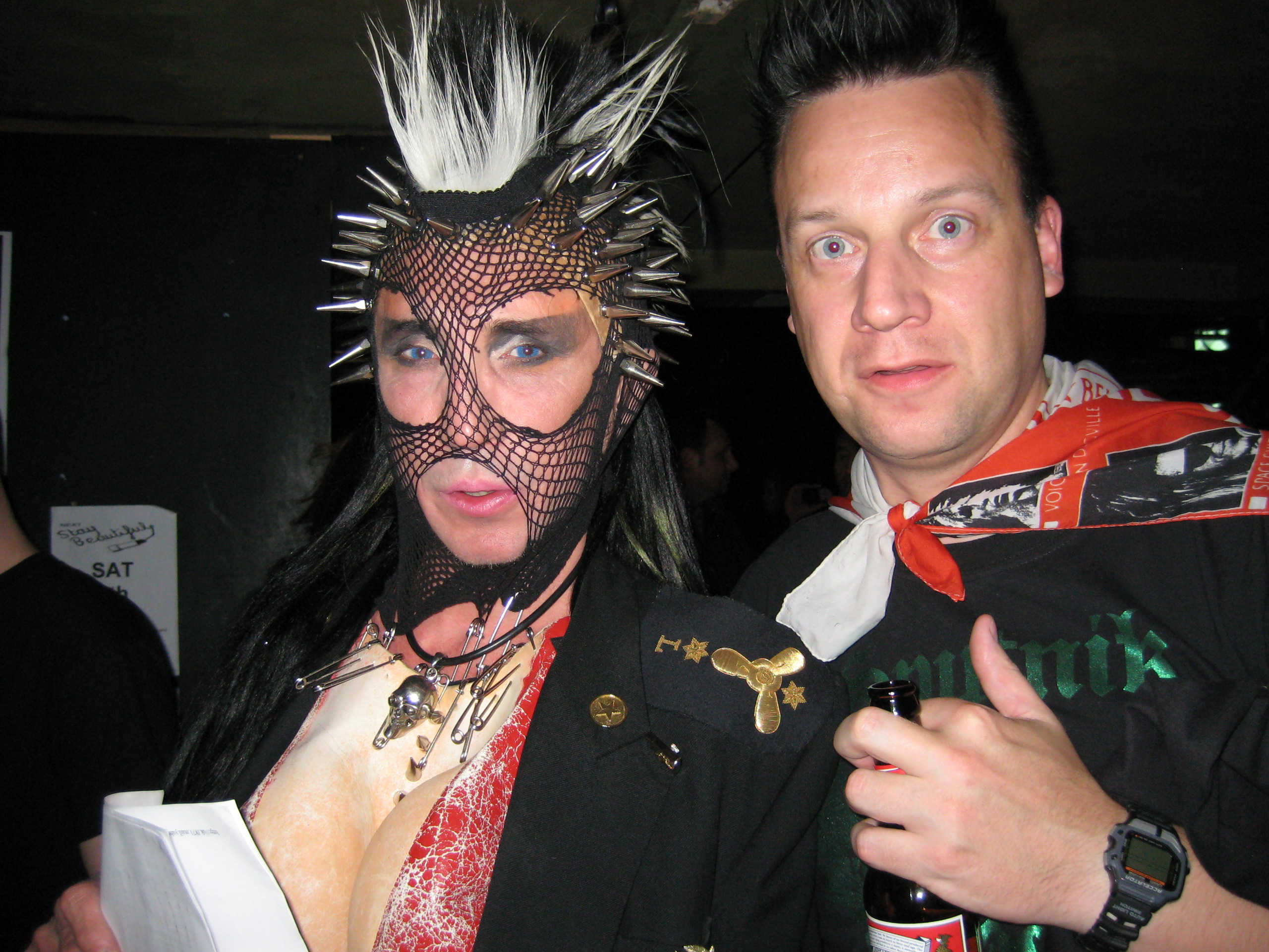 Martin Degville (Sigue Sigue Sputnik) @ Purple Turtle, London, 2009-05-29