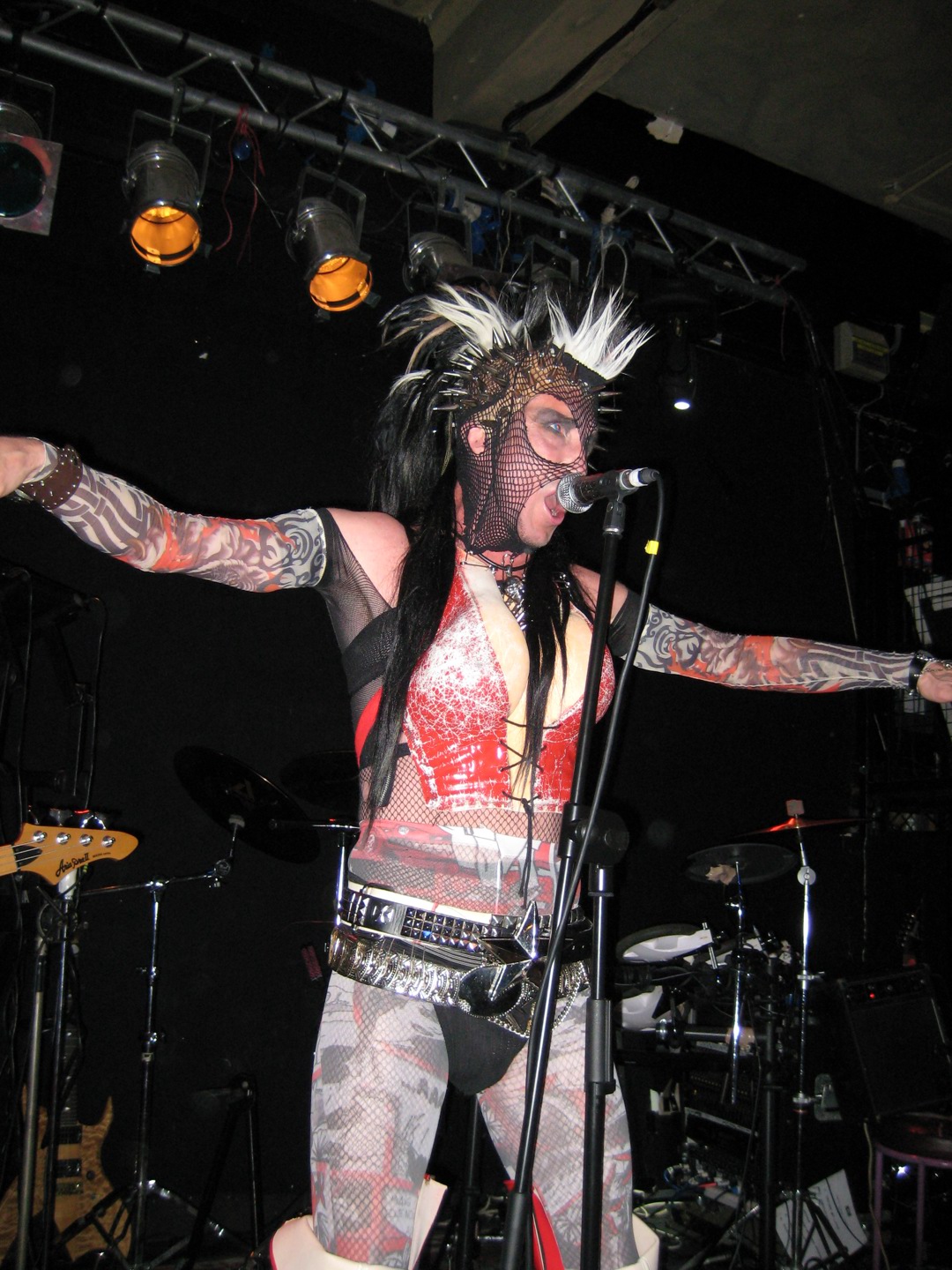 Martin Degville (Sigue Sigue Sputnik) @ Purple Turtle, London, 2009-05-29