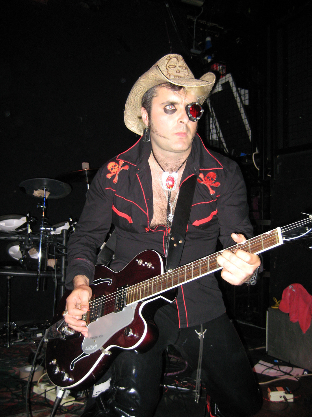 Martin Degville (Sigue Sigue Sputnik) @ Purple Turtle, London, 2009-05-29