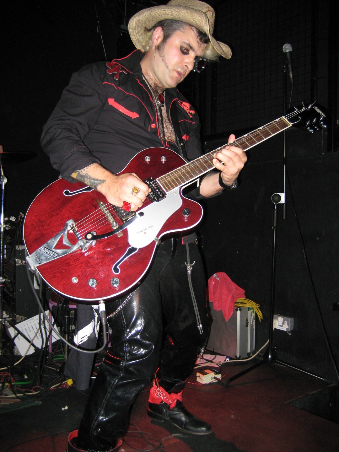 Martin Degville (Sigue Sigue Sputnik) @ Purple Turtle, London, 2009-05-29