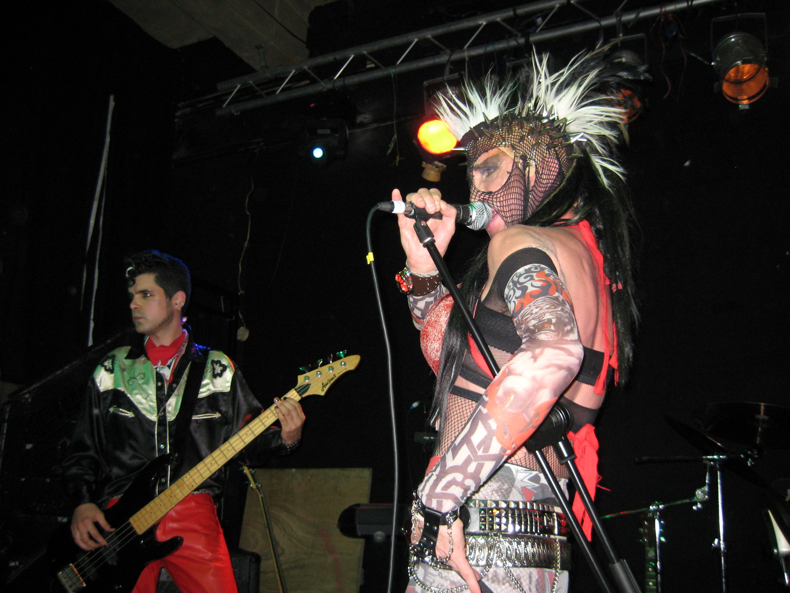 Martin Degville (Sigue Sigue Sputnik) @ Purple Turtle, London, 2009-05-29