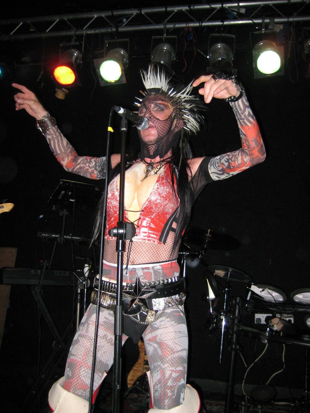 Martin Degville (Sigue Sigue Sputnik) @ Purple Turtle, London, 2009-05-29