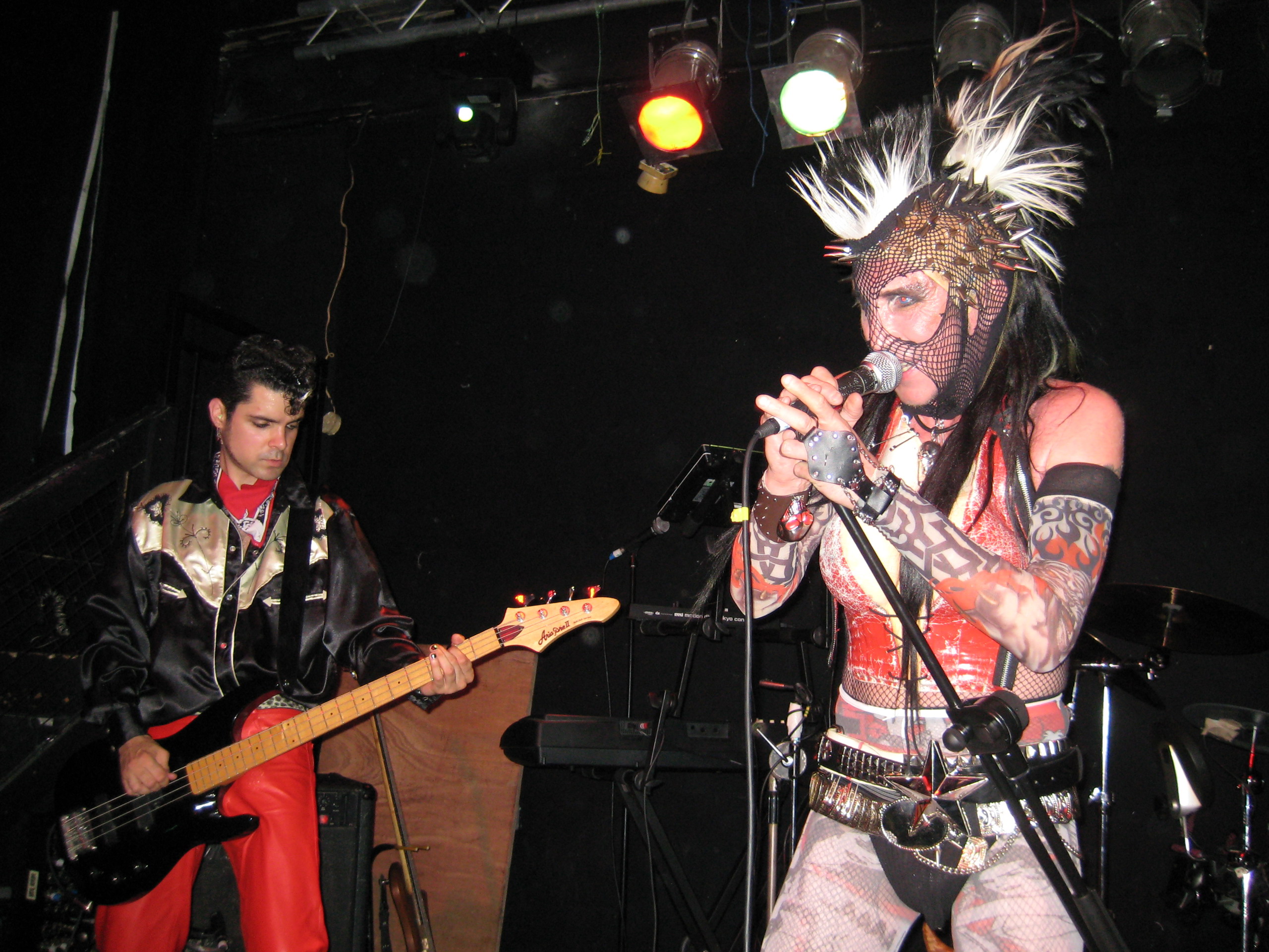 Martin Degville (Sigue Sigue Sputnik) @ Purple Turtle, London, 2009-05-29