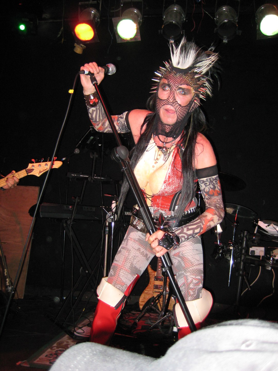 Martin Degville (Sigue Sigue Sputnik) @ Purple Turtle, London, 2009-05-29