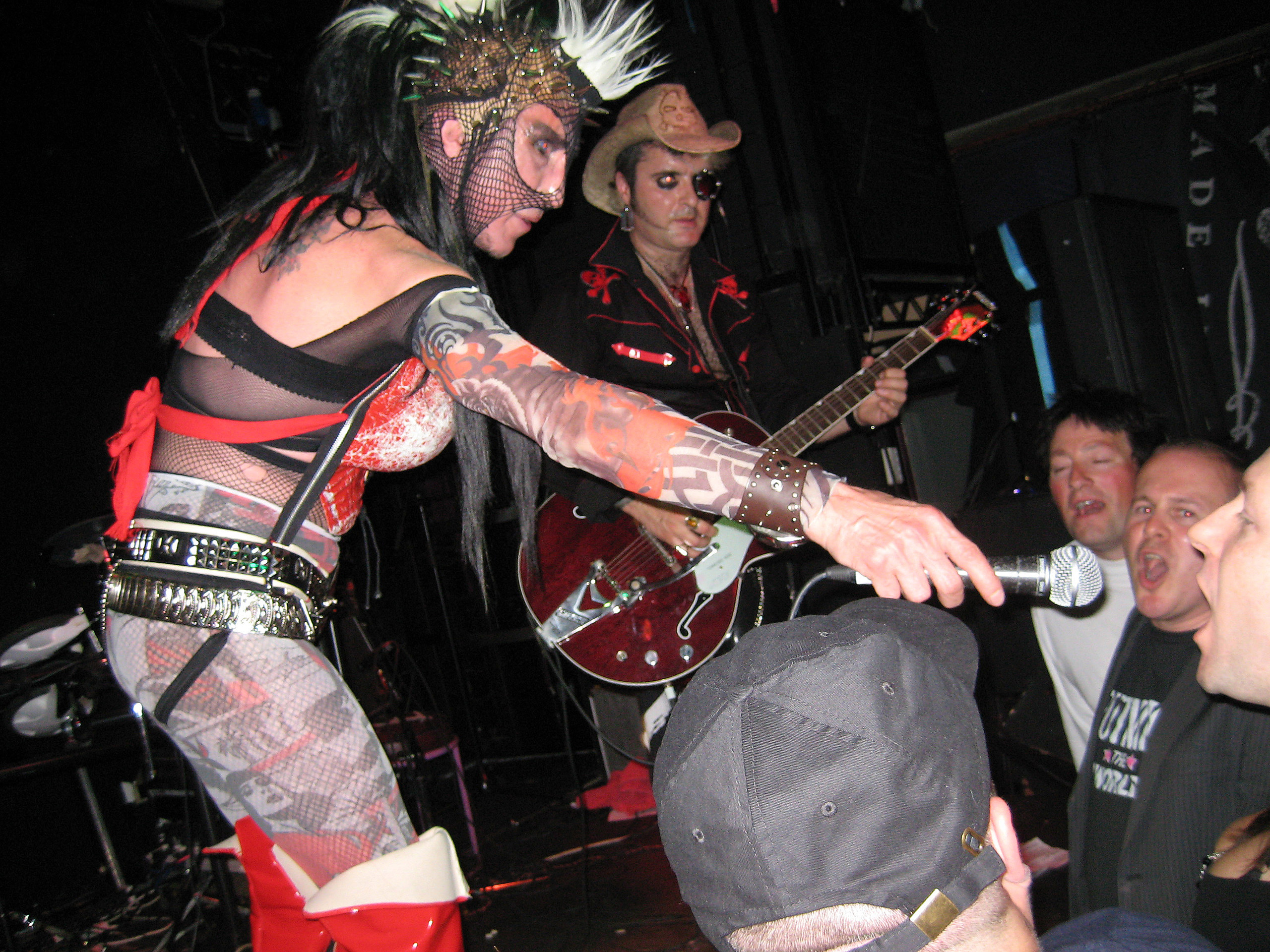 Martin Degville (Sigue Sigue Sputnik) @ Purple Turtle, London, 2009-05-29