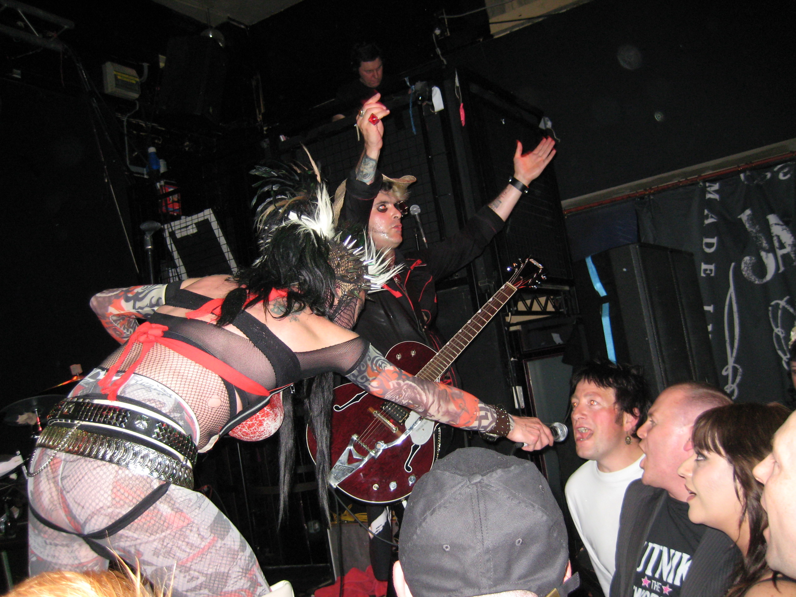 Martin Degville (Sigue Sigue Sputnik) @ Purple Turtle, London, 2009-05-29