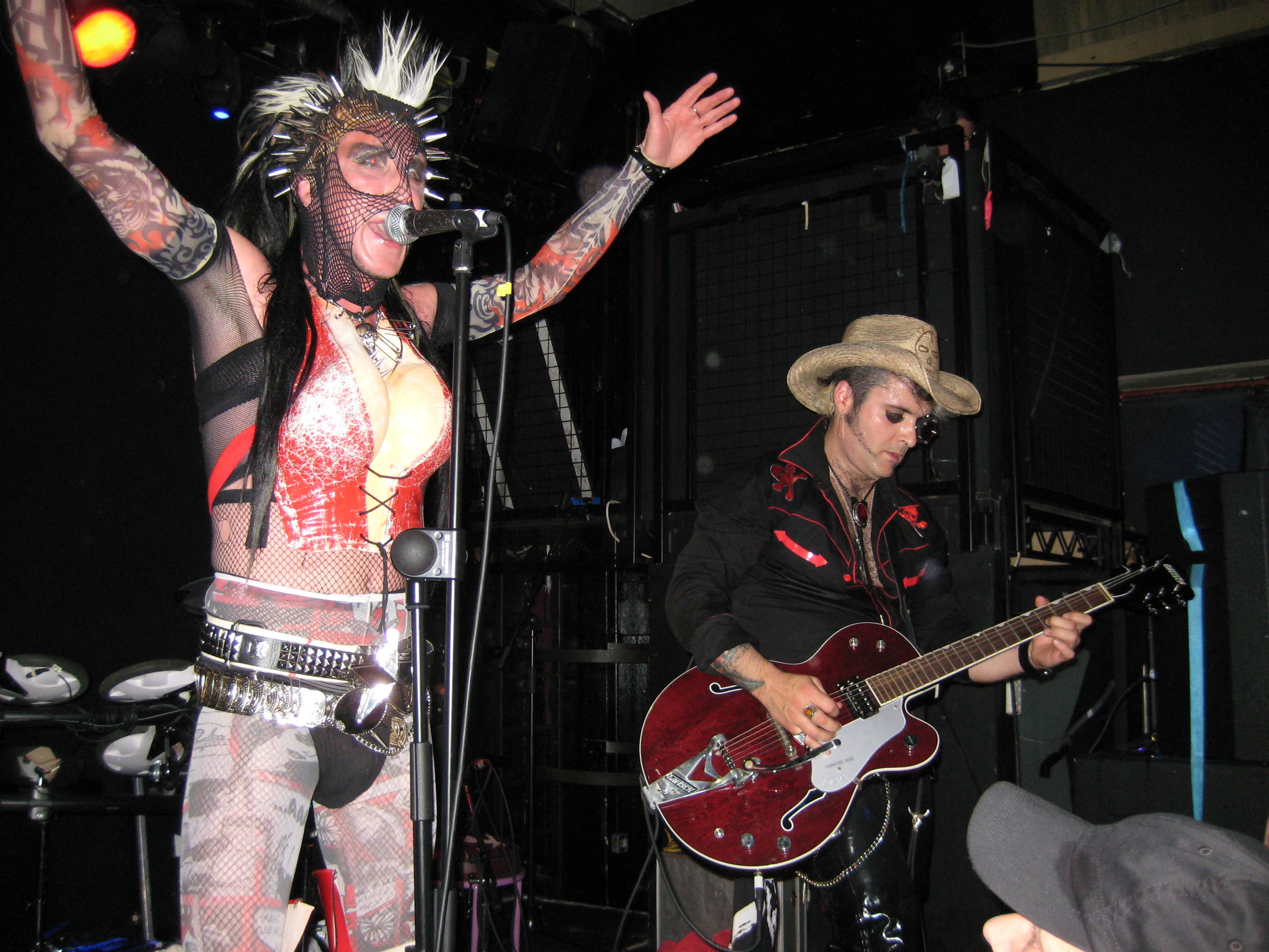 Martin Degville (Sigue Sigue Sputnik) @ Purple Turtle, London, 2009-05-29