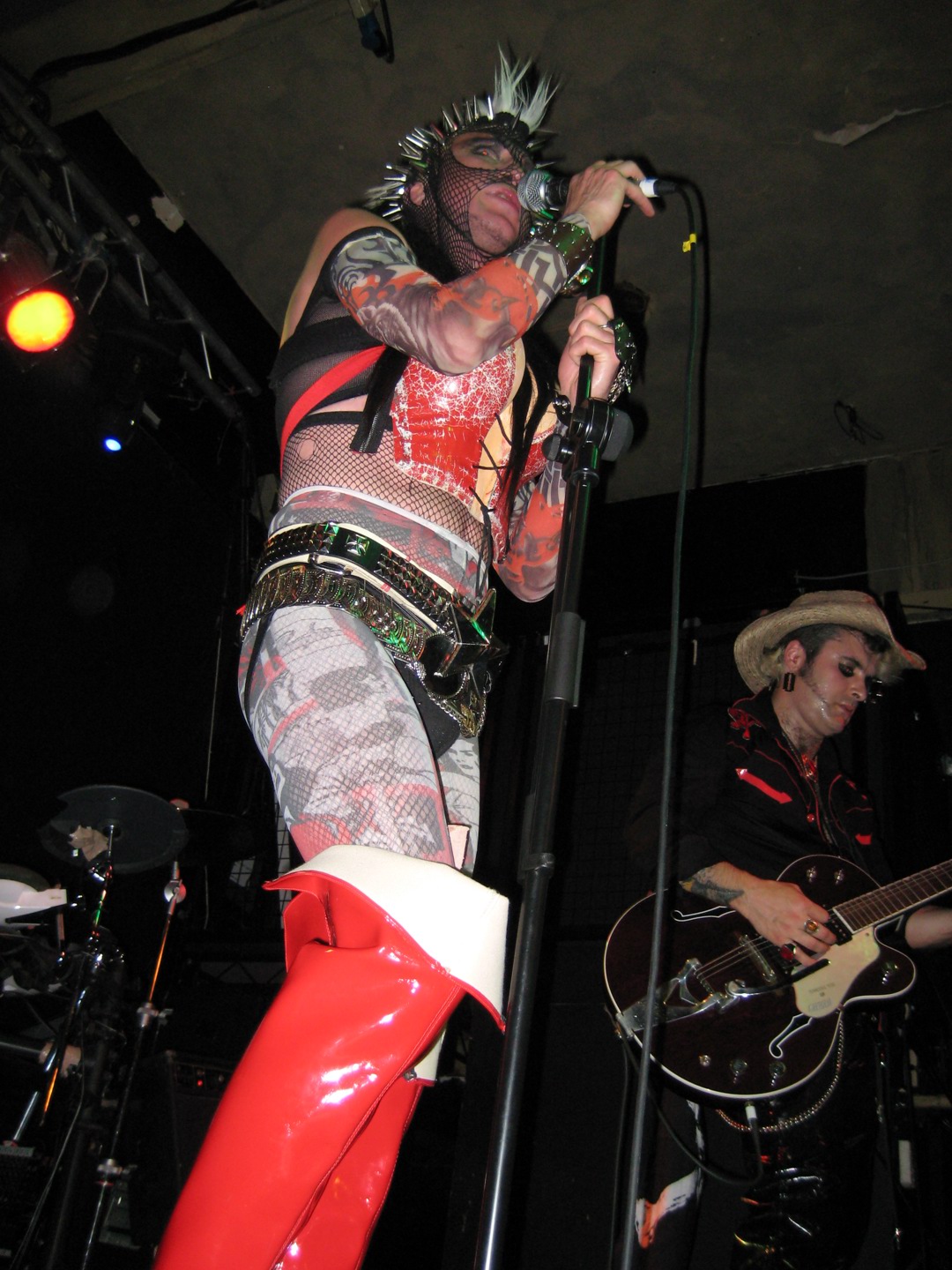 Martin Degville (Sigue Sigue Sputnik) @ Purple Turtle, London, 2009-05-29