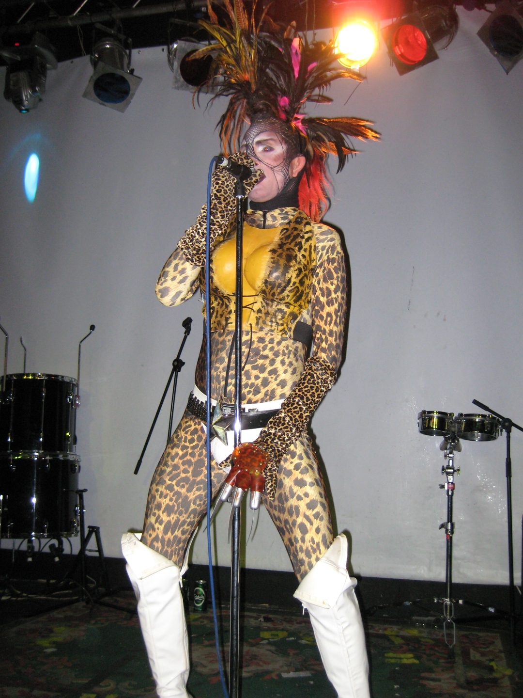 Sigue Sigue Sputnik Electronic (Martin Degville) @ The Purple Turtle, London, 2012-03-02