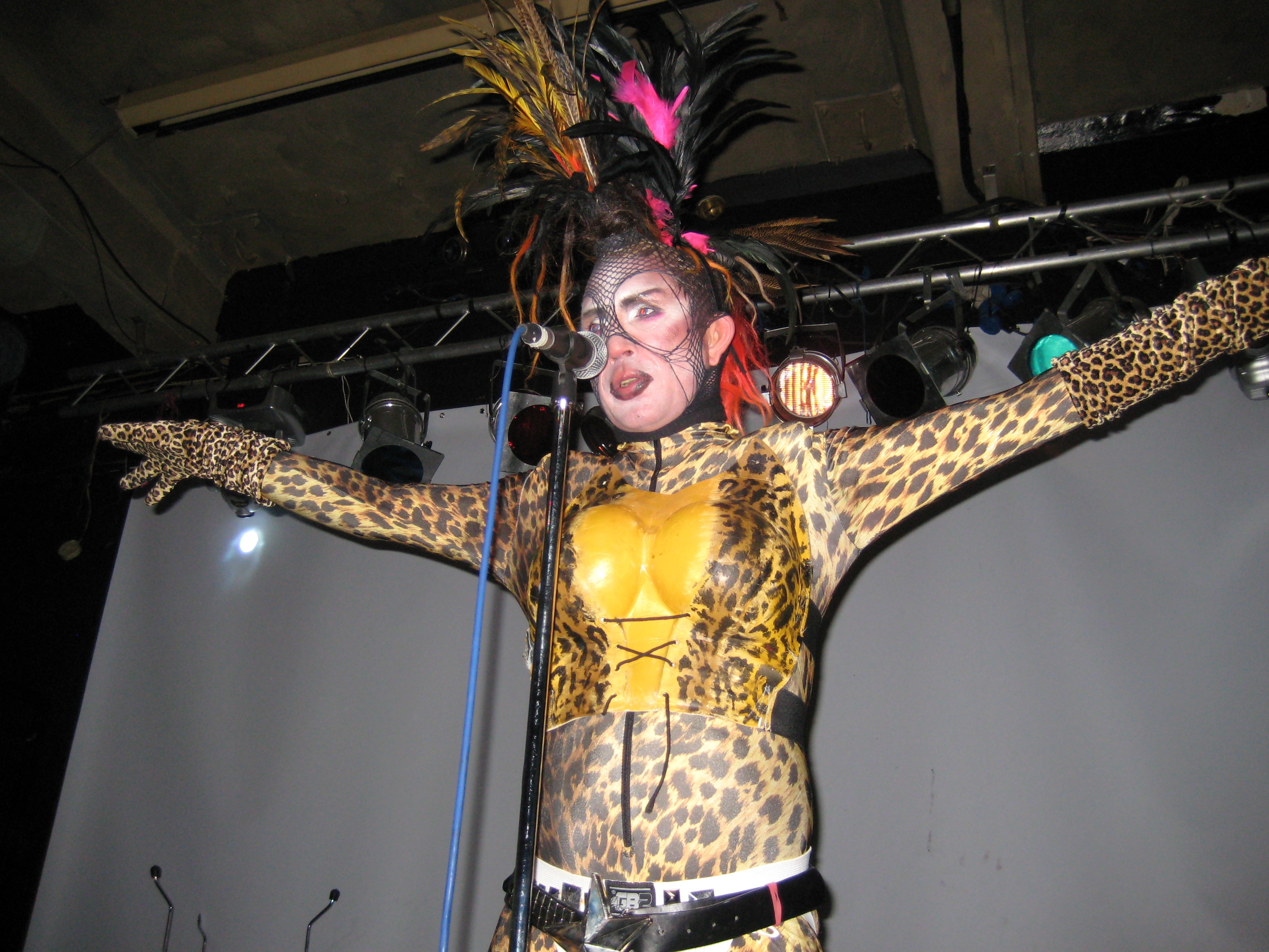 Sigue Sigue Sputnik Electronic (Martin Degville) @ The Purple Turtle, London, 2012-03-02