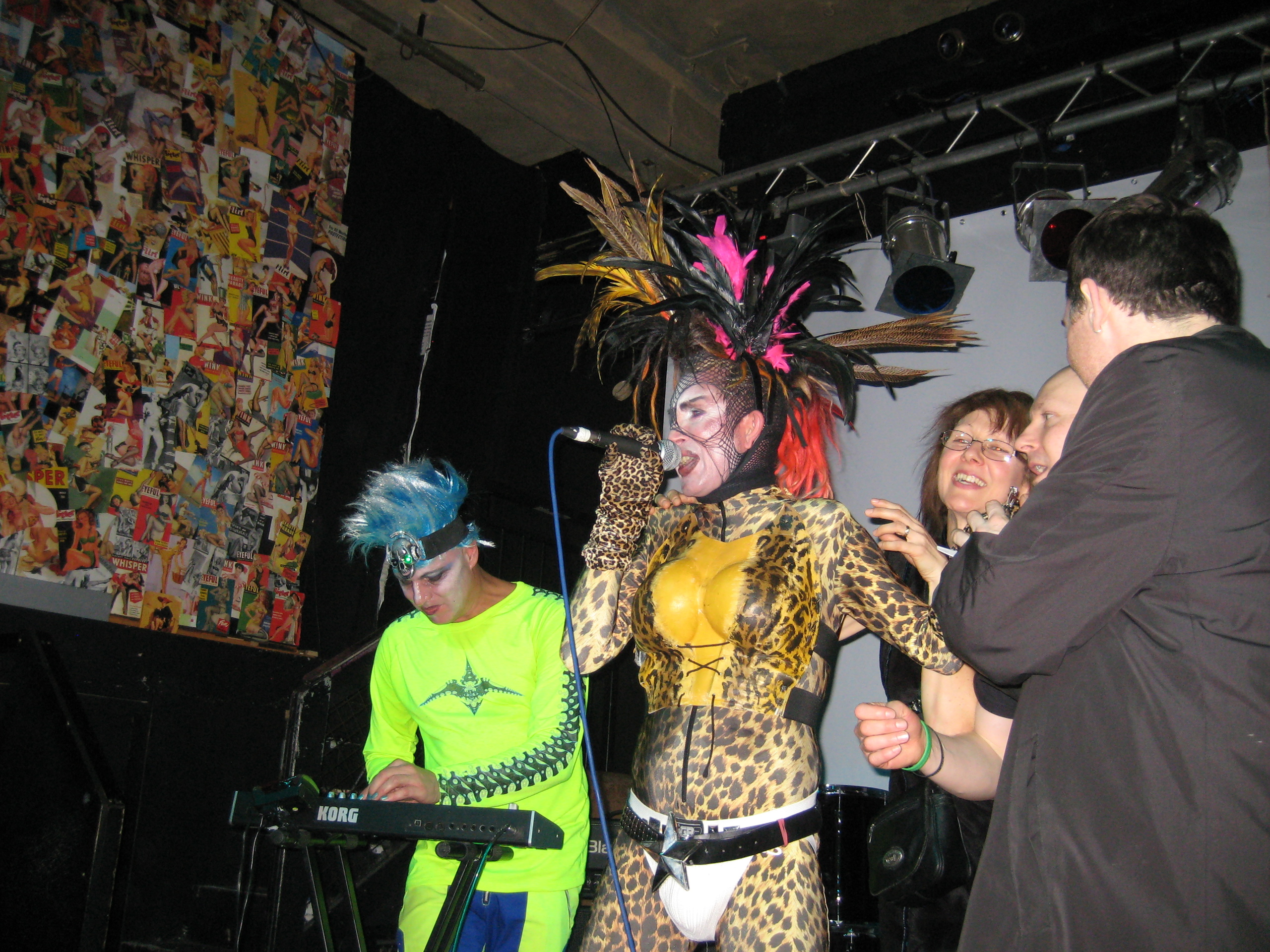 Sigue Sigue Sputnik Electronic (Martin Degville) @ The Purple Turtle, London, 2012-03-02