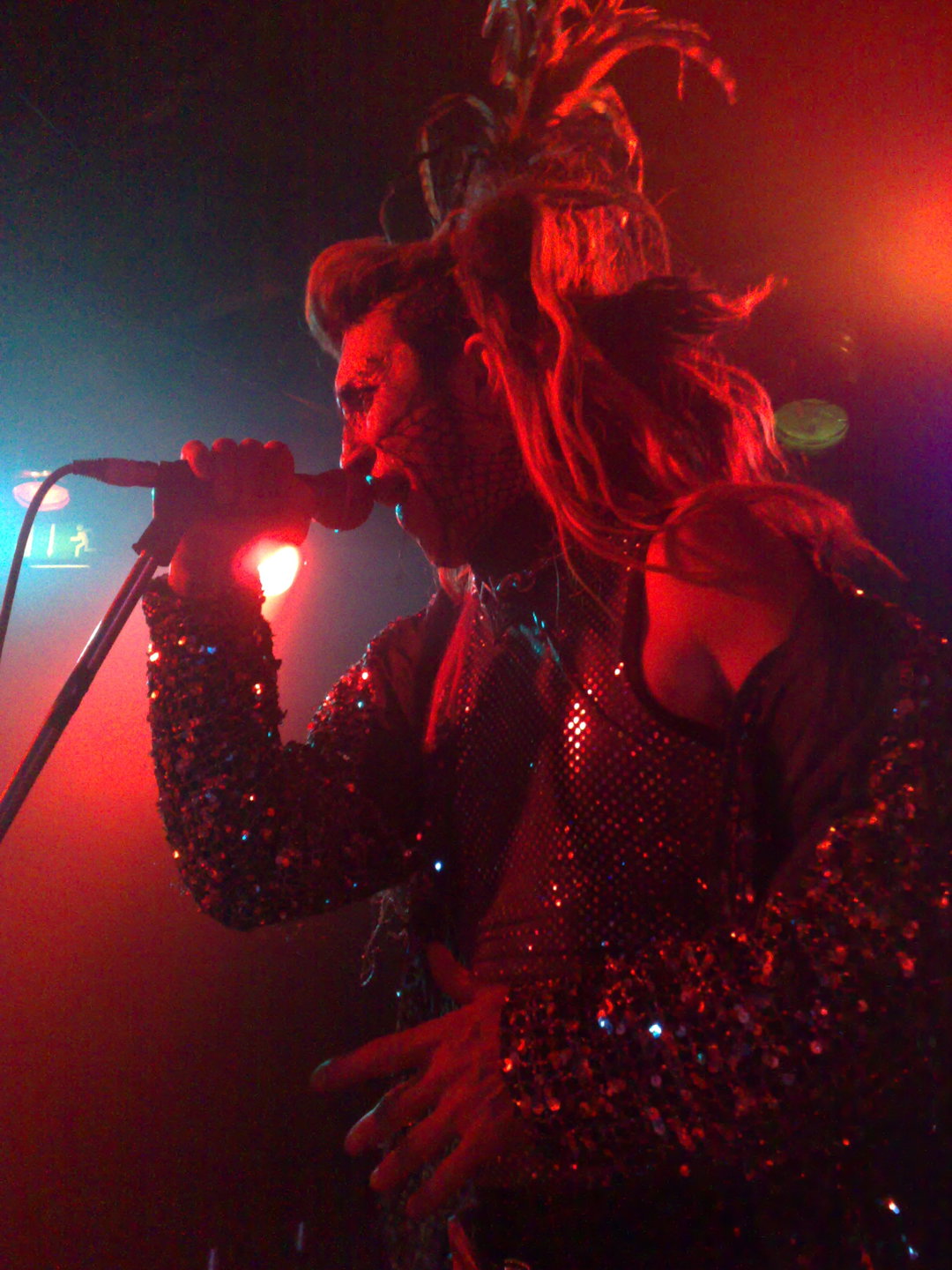 Sigue Sigue Sputnik Electronic (Martin Degville) @ The Underworld, London, 2009-12-06